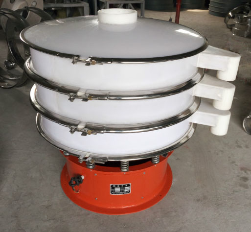 Two layers plastic vibrating sieve