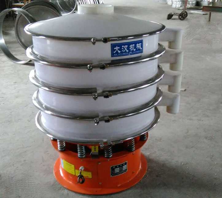 Three layers plastic vibrating sieve