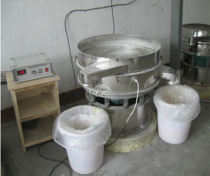 Operation of the sieve machine
