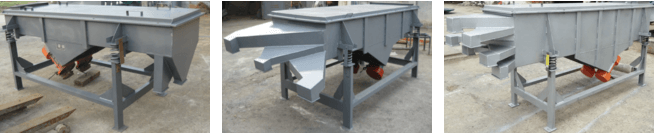 One layer square vibrating sieve