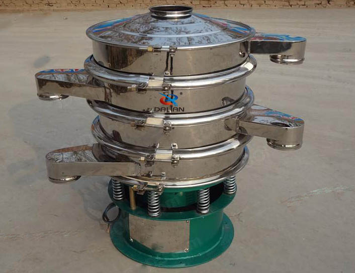 Vibrating sieve machine